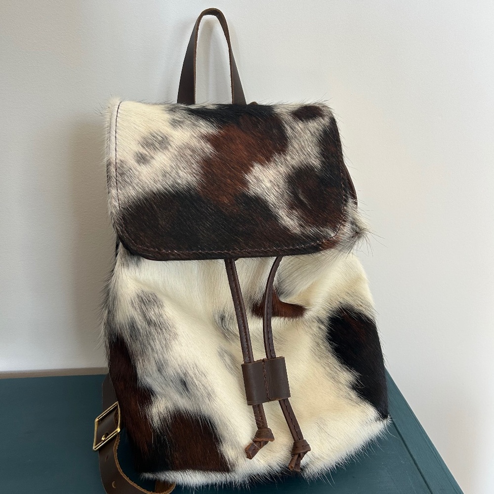 Cowhide Backpack